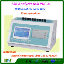 Équipement de laboratoire Équipement ESR Analyseur ESR Prix / Analyseur ESR dynamique sanguin MSLPUC-A